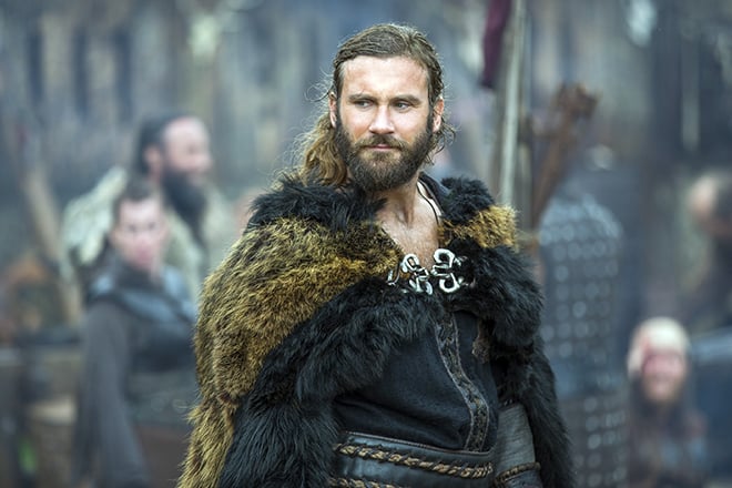 Clive Standen as Rollo in the series Vikings