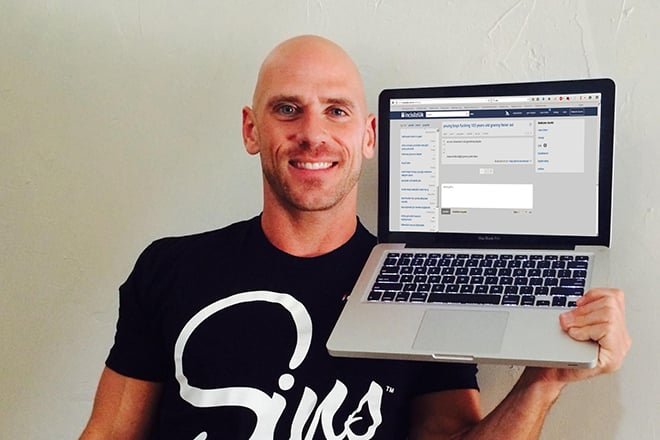 Johnny Sins is the famous "Bald from Brazzers."