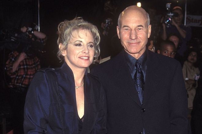 Patrick Stewart and his second wife, Wendy Neuss