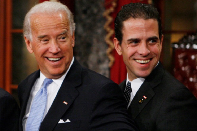 Joe Biden and his son Hunter