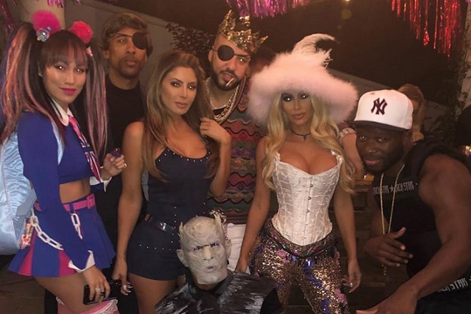 Larsa Pippen at the party