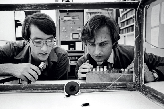 Young Richard Dawkins (on the right)