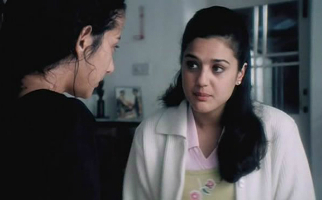 Preity Zinta in the melodrama Dil Se