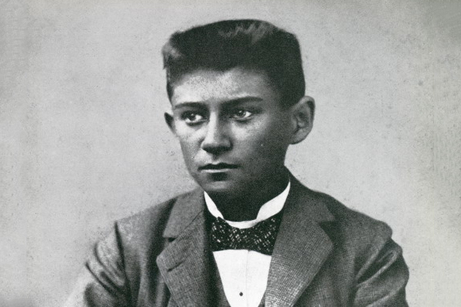 Franz Kafka as a child