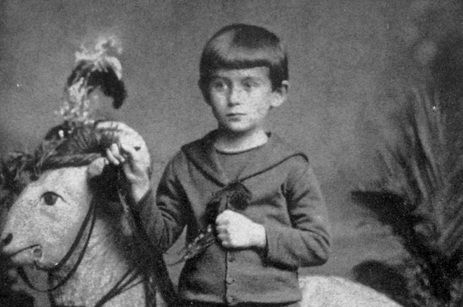 Franz Kafka as a child