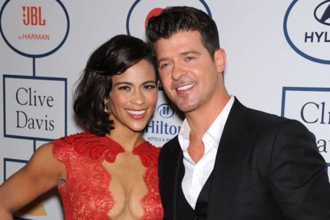 Paula Patton and her ex-husband Robin Thicke
