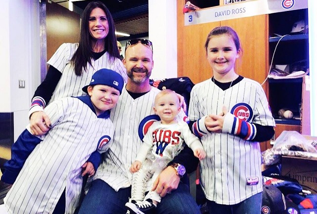 David Ross with family