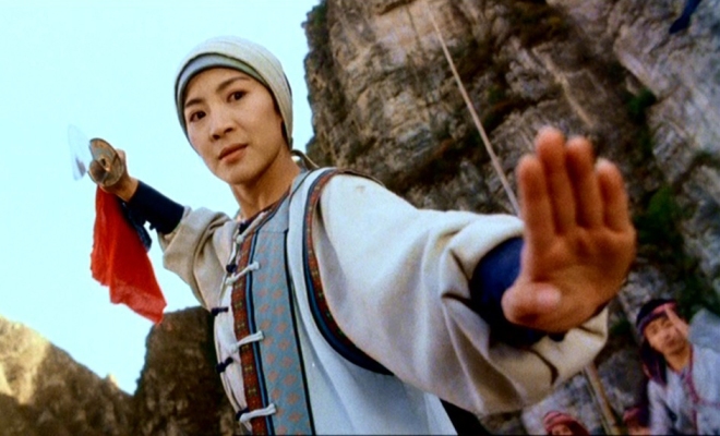 Michelle Yeoh in the movie Wing Chun