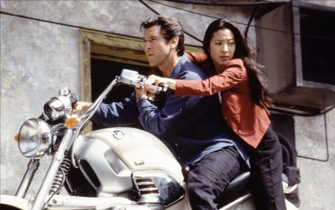 Michelle Yeoh in the movie Tomorrow Never Dies