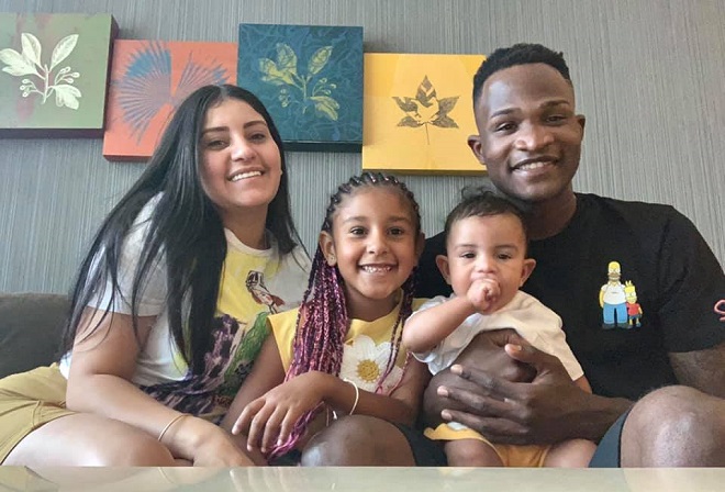 Domingo German and his family