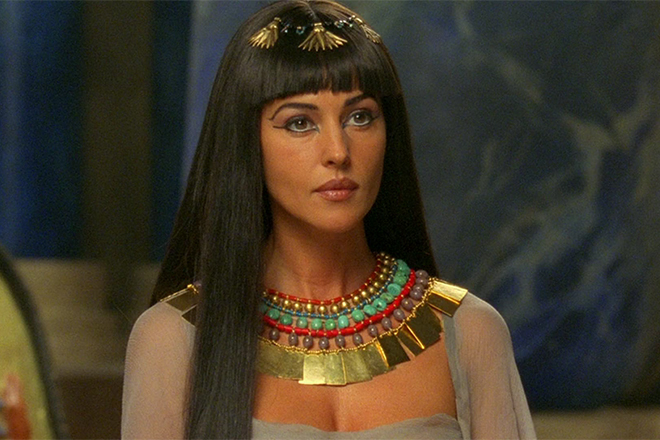 Monica Bellucci as Cleopatra in Asterix & Obelix: Mission Cleopatra
