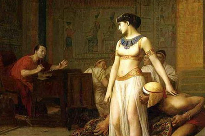Cleopatra as the ruler of Egypt