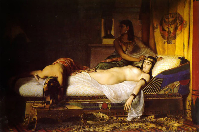 The Death of Cleopatra by Jean-André Rixens, 1874