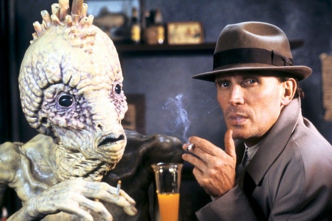 Peter Weller in Naked Lunch