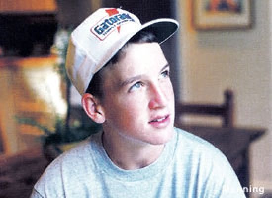 Peyton Manning in childhood