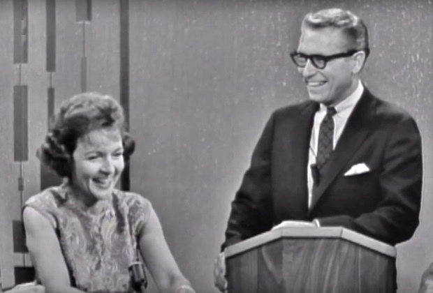 Betty White on the game show of Allen Ludden