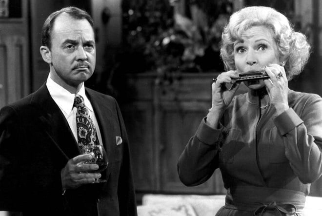 The actress and John Hillerman on Betty White Show