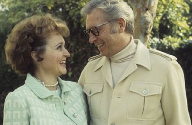 Betty White with her third husband Allen Ludden