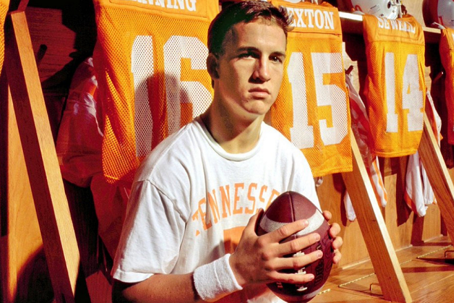 Peyton Manning in college team