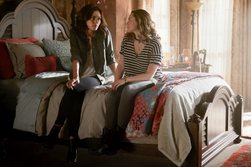 Phoebe Tonkin and Danielle Rose Russell (a shot from the TV series The Originals)