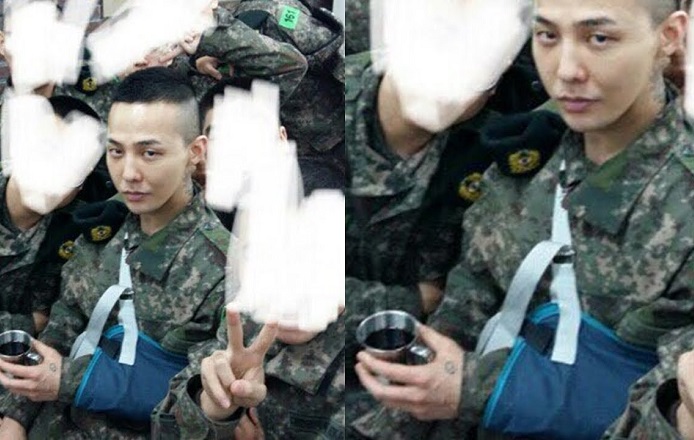 G-Dragon in the army