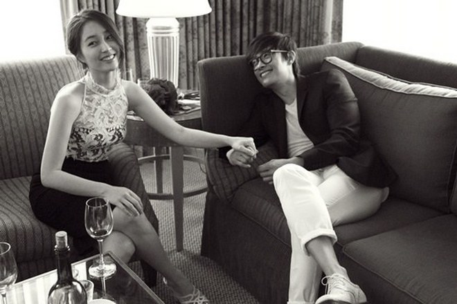 Lee Byung-hun and Lee Min-jung