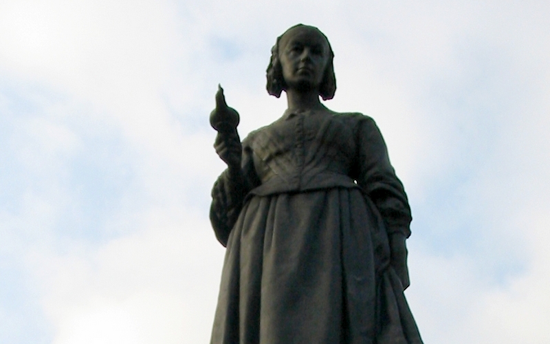 The monument to Florence Nightingale in London
