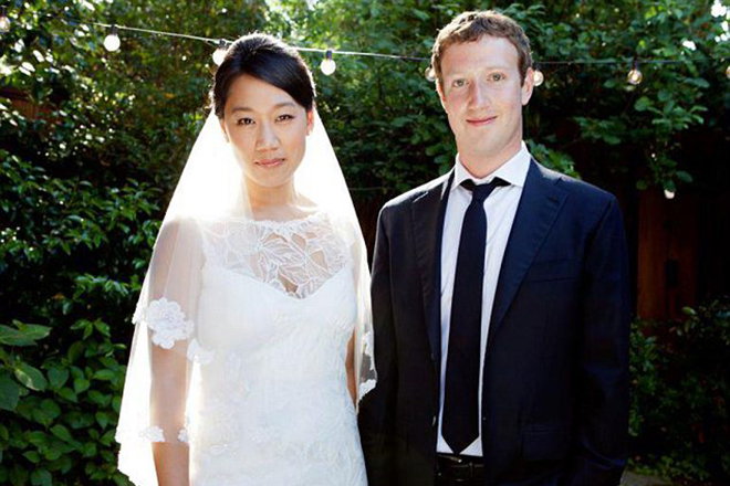 Priscilla Chan and Mark Zuckerberg’s wedding