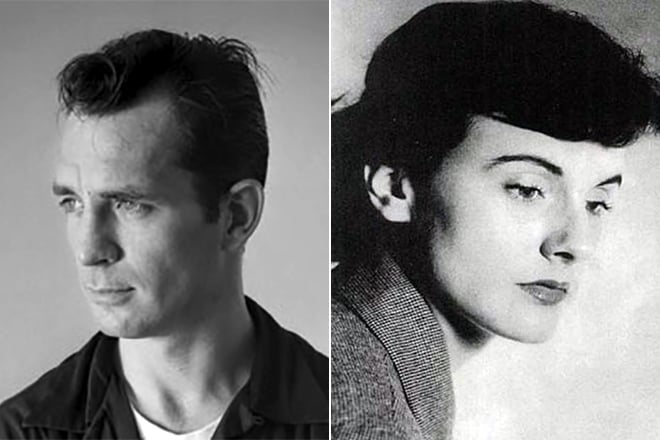 Jack Kerouac and his second wife, Joan Haverty