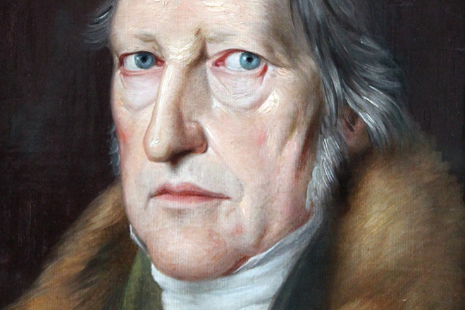 Portrait of Georg Hegel