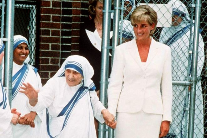 Mother Teresa and Princess Diana