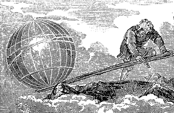 Archimedes was ready to turn the Earth upside down