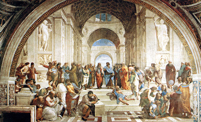 Raphael’s fresco The School of Athens