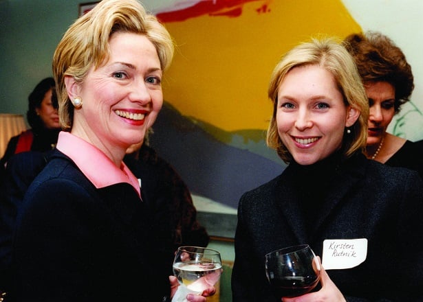 Kirsten Gillibrand and Hillary Clinton