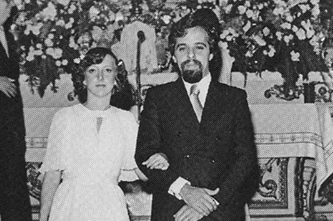 Paulo Coelho and his third wife, Cissa