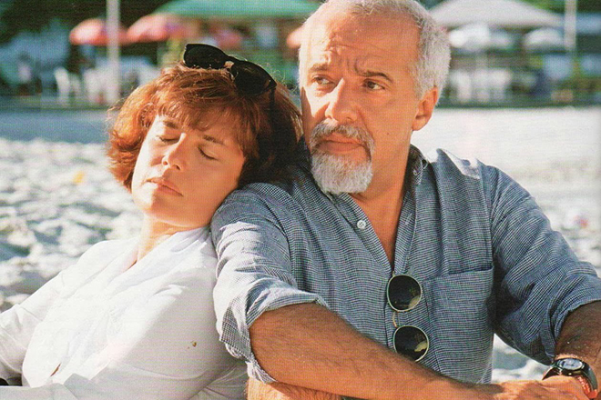 Paulo Coelho and his wife, Christina
