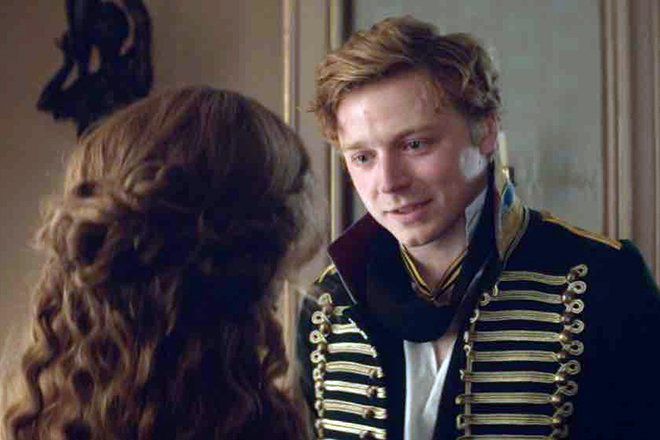 Jack Lowden in the movie War & Peace