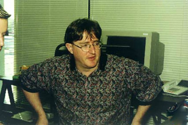 Young Gabe Newell