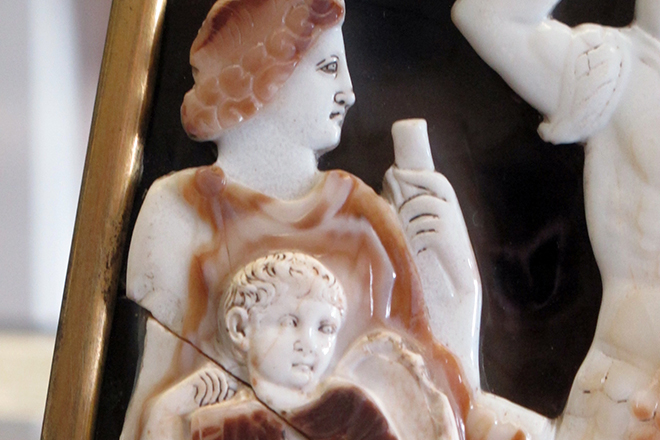 Caligula and his mother Agrippina, the Elder
