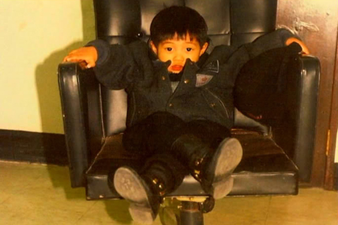 Kim Hyun-joong in childhood