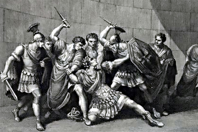 The death of Caligula