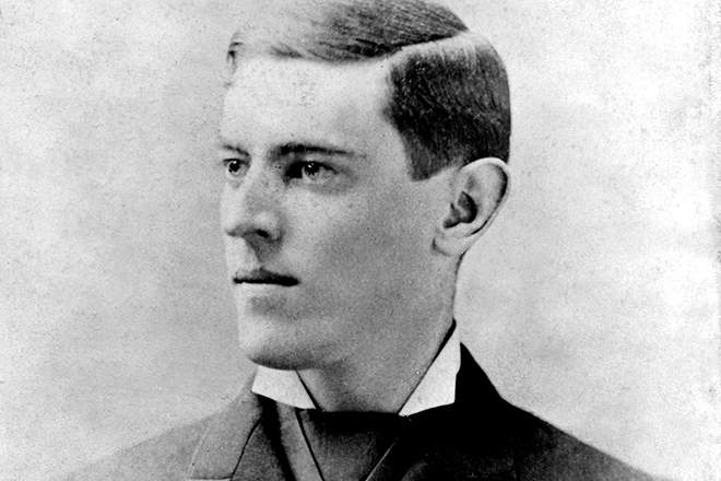Woodrow Wilson as a young man