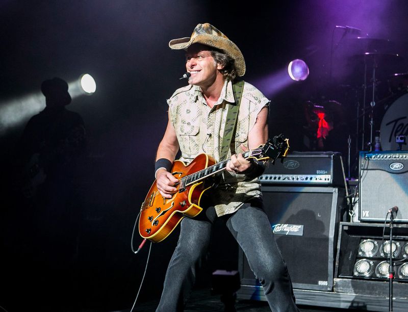 Ted Nugent on the stage