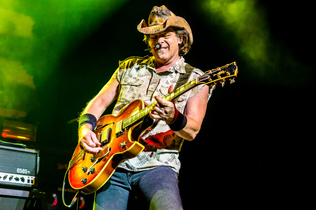 Ted Nugent on the stage