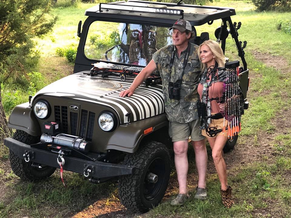 Ted Nugent with his wife
