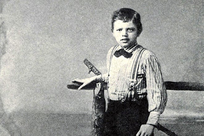 Jack London in his childhood