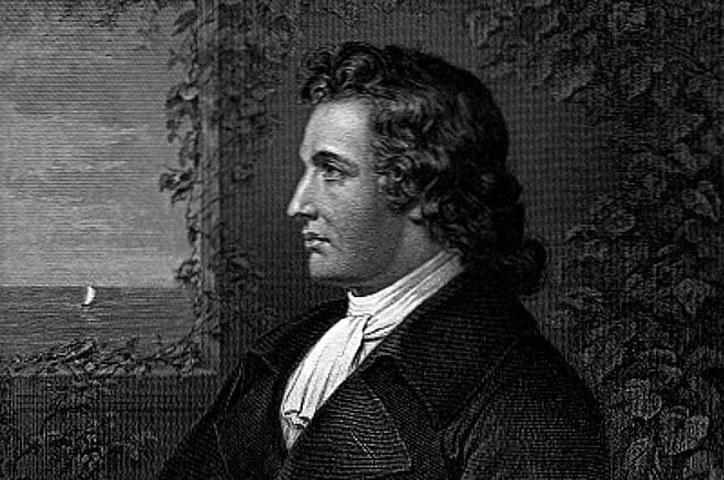 Johann Wolfgang von Goethe as a young man
