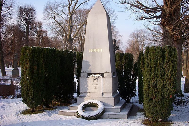 Alfred Nobel’s grave