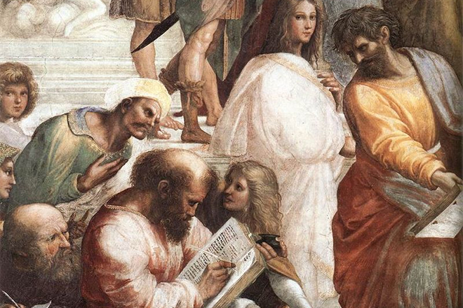 Pythagoras in Raphael’s fresco