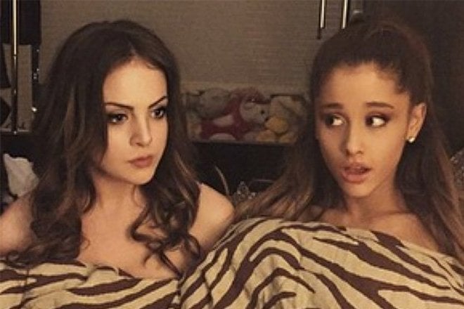 Elizabeth Gillies and Ariana Grande in the series Victorious